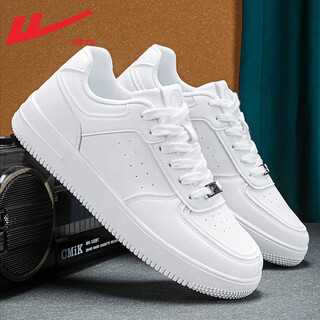 Pull back official white shoes men's shoes autumn sneakers men's air force one sports and leisure shoes men white 43