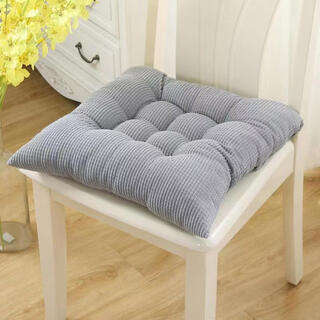 Yingzhuer thickened bay window cushion chair cushion office chair cushion computer chair seat cushion four seasons student classroom butt stool gray 40cmx40cm