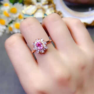 Lzjv natural pink sapphire tanzanite ring for women open 925 silver gold-plated inlaid luxury full diamond jewelry with certificate pink sapphire