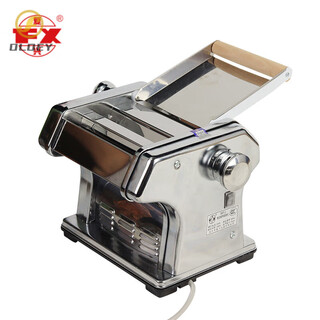 Shandong longkou fuxing brand household small electric noodle machine durable stainless steel multi-function noodle machine dmt-5 electric two-belt tray