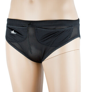 谷舰沐儿童成人男女增强阻力训练游泳训练阻力裤 黑色 XS