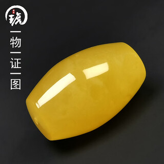 Amber school one thing, one picture, one certificate, beeswax barrel beads, single beads, loose beads, natural amber accessories, beads, bracelet beads, barrel beads, 5.94g, 18*28mm