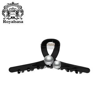 Royal sasa imitation pearl clip women's back of the head lazy style shark clip high-end hair clip temperament hair accessories