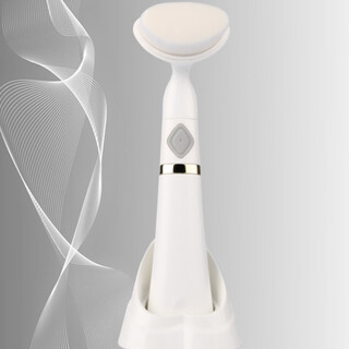 小米生态链同款器毛孔清洁器洗脸神器洗脸仪家用电动洁面刷软毛 白色