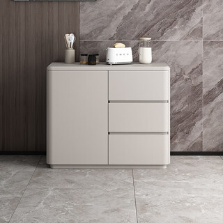 Zhixin muwang светлый роскошный буфет кухонный шкаф для хранения многофункциональный шкаф для хранения гостиной чайный шкаф винный шкаф большой вместительный шкаф для хранения светлый роскошный буфет - одна дверь с тремя ящиками 82*40*90 см