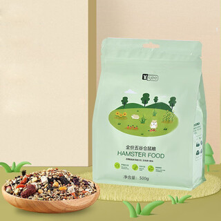 Yee hamsterfutter, gefriergetrocknetes fest, goldener bär, zwerg-grundnahrungsmittel, getreidefutter, ernährung, molarenfutter, kleiner hamster, voller preis, rattenfutter aus fünf scheunen, 500 g