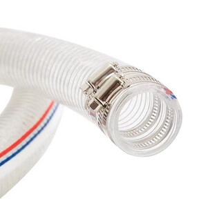 Jize pvc hose, transparent material, diameter 4 minutes, wall thickness 3.5mm, inner diameter 15mm, 50 meter roll of fiber braided hose, unit meter