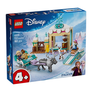 【准新品】乐高（LEGO）积木拼装迪士尼43256 安娜的雪橇冒险女孩儿童玩具生日礼物