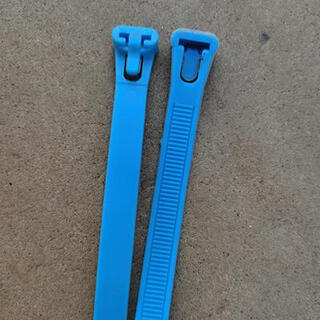 Chaoming (chaoming) tuojin-markierungsring, hühnerlogo, kunststoff-hühnerfußring, vielzahl von zahlen, ente, maßgeschneidertes farm-knopf-etikettschild ohne worte, blau, 50 stück