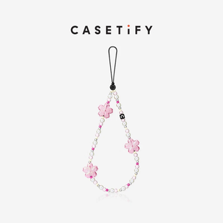 Casetify newly launched sakura story mobile phone chain suitable for all iphone series mobile phone accessories lanyard mobile phone chain