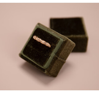 Juke bloom blooming arched twisted flower 18k gold-plated ring gold-plated diamond niche high-end design ring for women domestic gold-filled no. 10