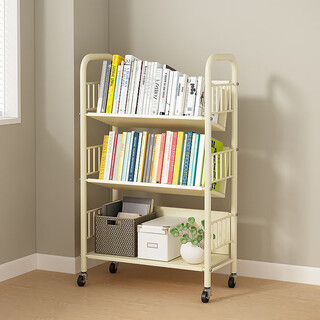 Jungle bookshelf picture book shelf book toy storage storage shelf household multi-layer floor-standing storage rack three layers with rollers