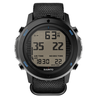 Suunto d6i novo series new diving sports watch smart watch compass outdoor suunto watch black zulu/black braided steel belt