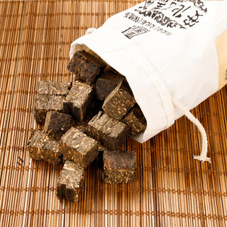 Anhua black tea source direct supply bagged black brick granular tea anhua black tea black brick tea pressed tea black gold tea series randomly sent