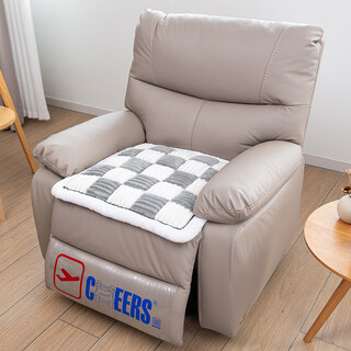 Original dream castle thickened plush winter chivas regal first class sofa cushion autumn and winter warm single-seat chivas sofa cushion thick plush cushion gray 50*50cm