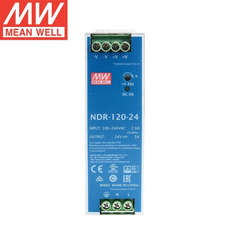 Mean well switching power supply ndr-120-24 rail mounting output 24v5a unit 5 days delivery
