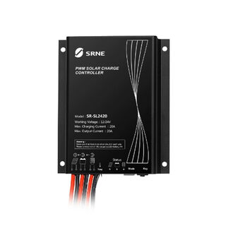 Srne sr-sl2410 12v/24v 10a20a charge and discharge circuit light controller lithium battery sl2420 12v/24v20a