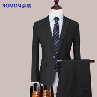 Luo meng suit men's slim casual professional formal suit business workwear groom wedding dress men's clothing