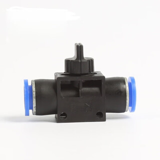 Pneumatic connector hand valve hvff-4/6/8/10/12 connector pneumatic switch sns hvff-12 sns shenchi brand
