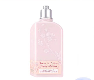 L'occitane glass shower gel sweet sakura body lotion 250ml moisturizing and moisturizing long-lasting fragrance moisturizing and smoothing sakura body lotion 1 bottle