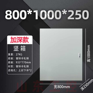 新沭室内电箱配电箱基业箱空箱加厚家用电气柜明装定做强电布线控制箱 800*1000*250竖箱加深