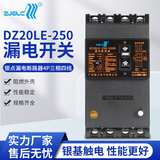 珠江DZ20LE银点漏电断路器4P三相四线250/400/630A 160A 4p 250A 4p