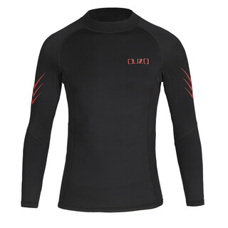 1.5mm wetsuit cr elastic wetsuit to keep warm and block the sun and cold and jellyfish split wetsuit surfing suit swimsuit black top bsm2020-b xs