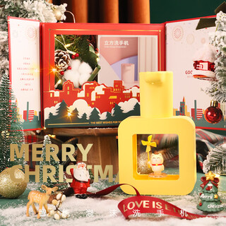 Seguo automatic hand sanitizer machine induction household children's wall-mounted smart fast foaming electric foam mobile phone bubble soap dispenser countertop wall-mounted punch-free induction mobile phone washing huang lucky cat-foam model christmas gift box + cotton bouquet