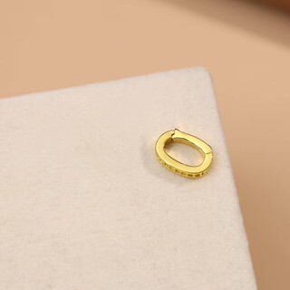 Sen uses 18k gold plated diamond necklace buckle buckle diy necklace bracelet versatile pendant buckle connection buckle accessories universal buckle style one