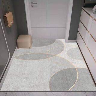 Shansui high-end entrance door floor mats, door mats, entry door household carpets, bathroom light luxury high-end floor mats, entry door can be cut, light luxury new mats-7 120cm*120cm (machine washable)