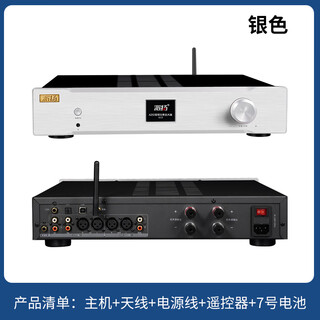 派扬PAIYON/派扬A202合并式音频功率放大器 纯后级hifi发烧功放带解码 银色A202一台
