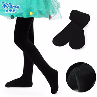 Disney children's pantyhose girls' leggings autumn and winter warm baby student socks sm31109 black s size