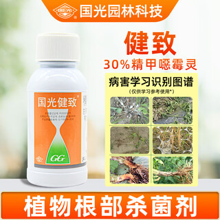 国光健致 30%精甲霜灵恶霉灵花卉植物根腐枯萎立枯病土壤杀菌剂200ml
