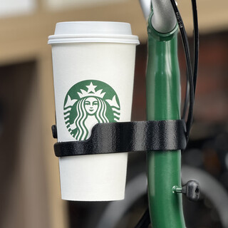 Tkhe fuyao suitable for brompton xiaobu folding bicycle accessories water bottle holder quick release milk tea coffee cup holder black