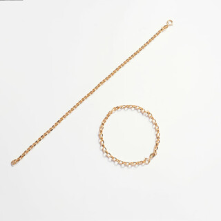 Changju jewelry 18k gold hollow bracelet necklace bracelet 17cm