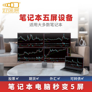Haoduoping notebook multi-screen professional stock trading computer four-screen five-screen desktop stand stock futures foreign exchange mt4 multi-screen device smart four-screen u424d