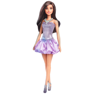 【95成新】芭比（Barbie）女孩玩具娃娃新年礼物-芭比时尚达人系列—闪亮波波宝贝HYT92