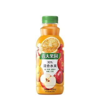 Nongfu orchard nongfu spring nongfu orchard 450ml*15 bottles orange juice mango pineapple guava 30% mixed fruit and vegetable juice drink orange apple cherry plum 450ml*5 bottles