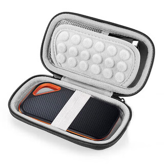 闪迪（SanDisk）E60 E61 E81固态移动硬盘包收纳包保护套便携防震防摔盒硬盘包 硬盘包 支持E81 精巧便携款