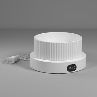 瓜洲牧恒温猫咪饮水机酸奶机冬季加热罐头喝水碗陶瓷保温喂水饮水器宠物 罗马碗450ml+三挡可调（白色）