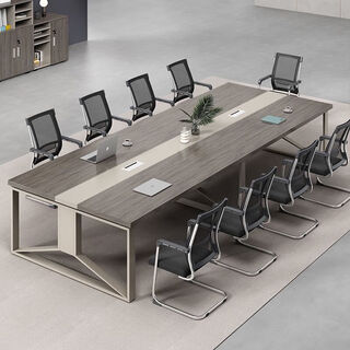 Conference table long table small simple modern office furniture long table training table negotiation table office desk and chair combination 2.0m*1.0m conference table