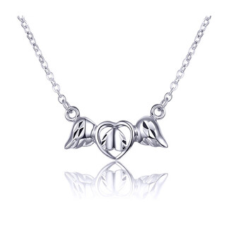 Fiber beam (qianshu) pt950 platinum necklace women's platinum necklace platinum pendant fashion chain clavicle chain about 39.5+3 cm long about 3.45-3.55 grams