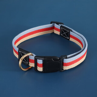 Pet canvas collar dog collar puppy collar dog collar adjustable collar collar dog collar red xs- (width 1.5cm suitable for 8-15jin jin equals 0.5kg)