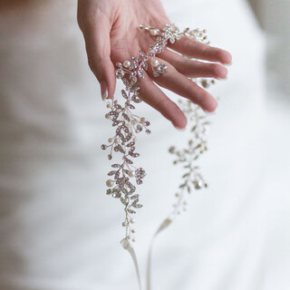 Dyn handmade rhinestone beads european and american bridal headdress fairy headband pearl headband wedding dress style outdoor hair accessories hair accessories