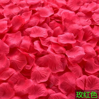 Wu ji rose petal wedding hand spreading flowers wedding room decoration atmosphere flower chinese valentine's day confession proposal romantic rose rose red ~1000 pieces