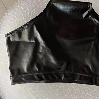 Sejinlong 15cm wide side men's classic bodybuilding competition pants shiny briefs fitness pants cbba new rules competition pants black l