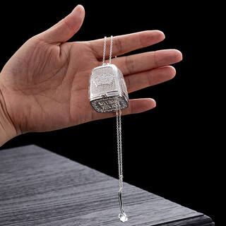 Lulai juhao copper gilt silver tea leaking tea filter tea filter tea filter tea brewing tea set tea water separation small green mandarin tea ball copper gilt silver satisfying tea brewing