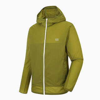 Kolon sport kolon lightweight windproof and waterproof hooded jacket men's olive green s (95) special price