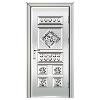 奇立彩门不锈钢门工程不锈钢防盗门不锈钢大门入户阳台单门单门 (普通)内包内左 860x1960mm