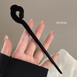 Cottontail rabbit ancient style women's new chinese style wooden hairpin sandalwood hairpin peach wood hairpin with a high-end and cool feeling 6xiangyun ordinary wood